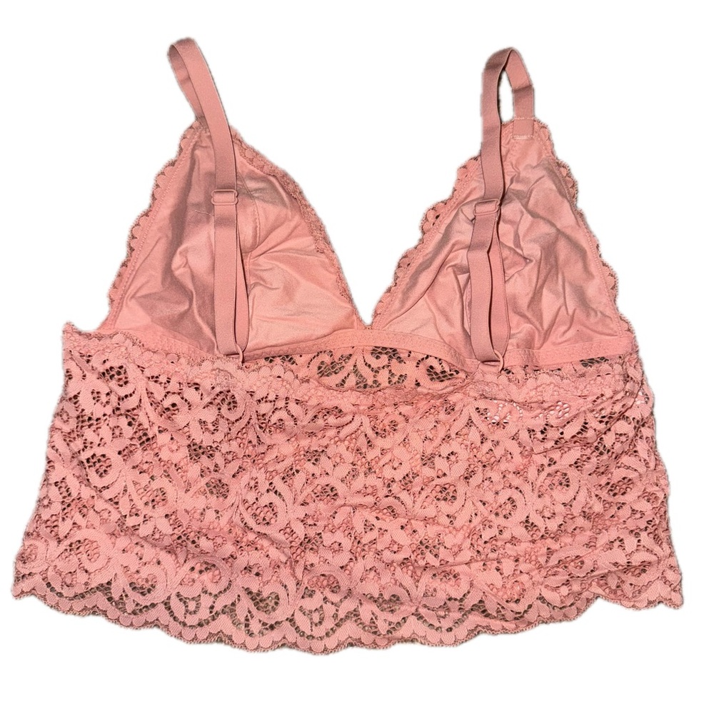 Victoria’s Secret Coral Lace Bralette - Picture 2 of 3